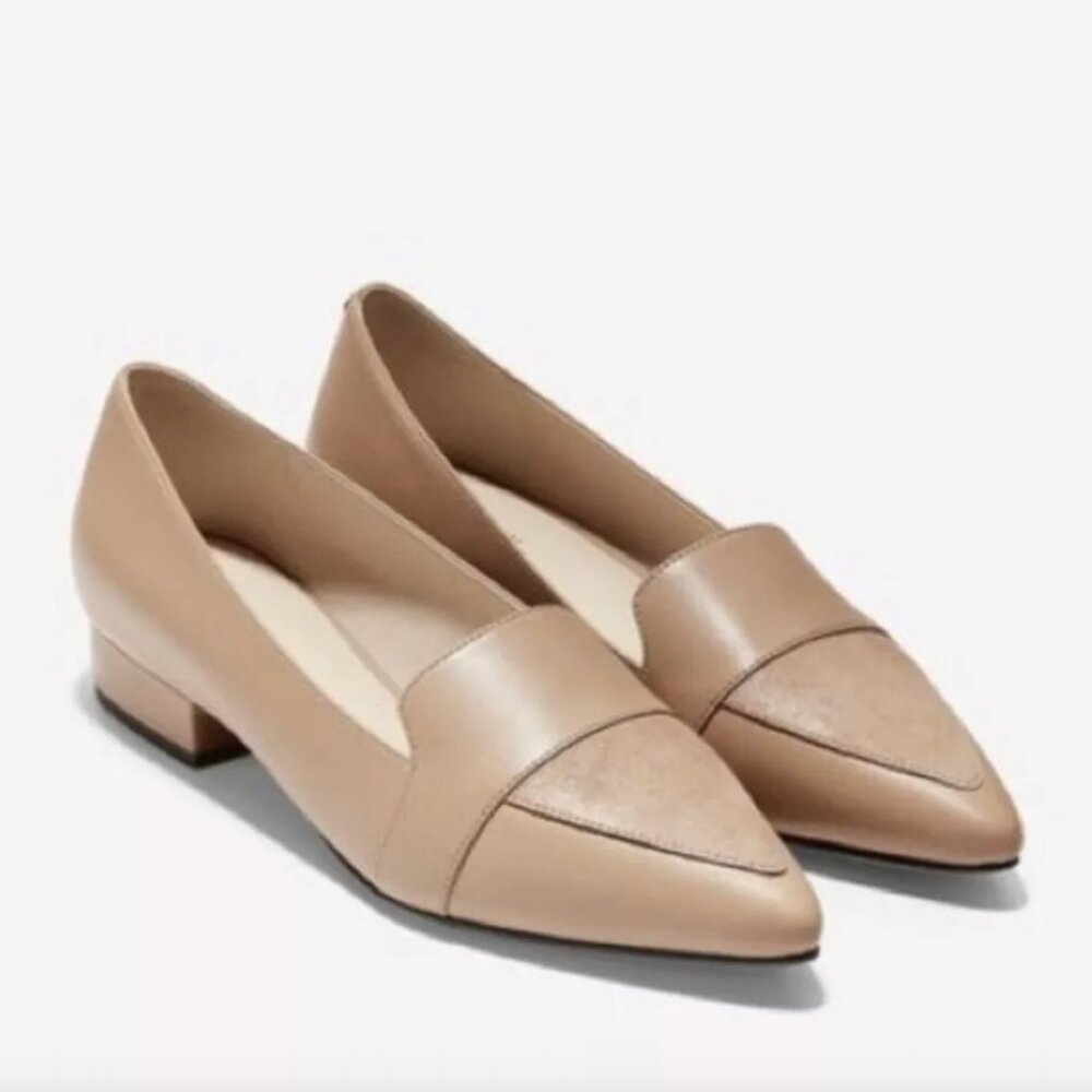 Cole Haan Marlee Skimmer II Leather Loafers - Sze 5.5